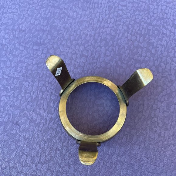 Vintage Brass Small Vase Holder - Picture 4 of 8